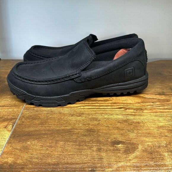 5.11 Tactical Slip On CCW Field Ops Loafers Shoes Men's Size 8 Black Leather - Picture 6 of 10